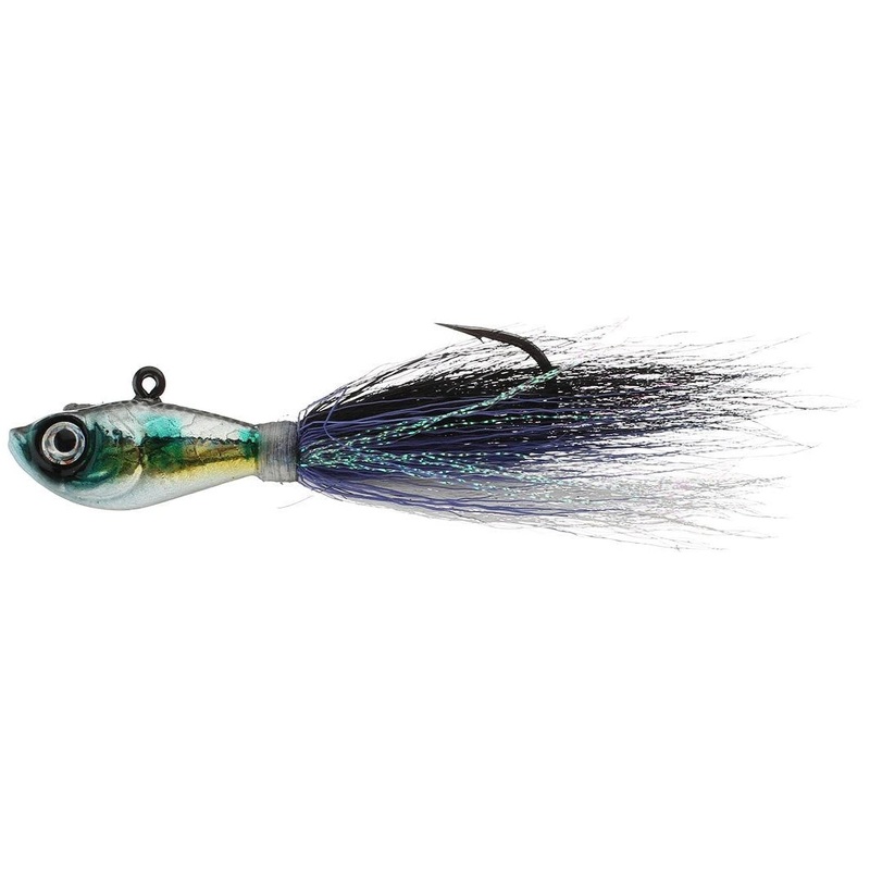 SPRO Bucktail Jig 3/8 oz.|Blue Shad|Bunker|Chartreuse|Crazy Chartreuse|Dark Shad|Glow|Green Shad|Pink|Sand Eel Green|Spearing Blue|White