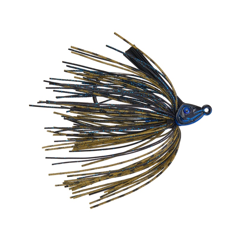 Gambler GOAT Swim Jig|Black Blue Green Pumpkin|Black Blue Purple|Black Blue|Crappie|Ghost|Killer G|Red Ear|RM Shiner|White|5/16 oz|1/2 oz