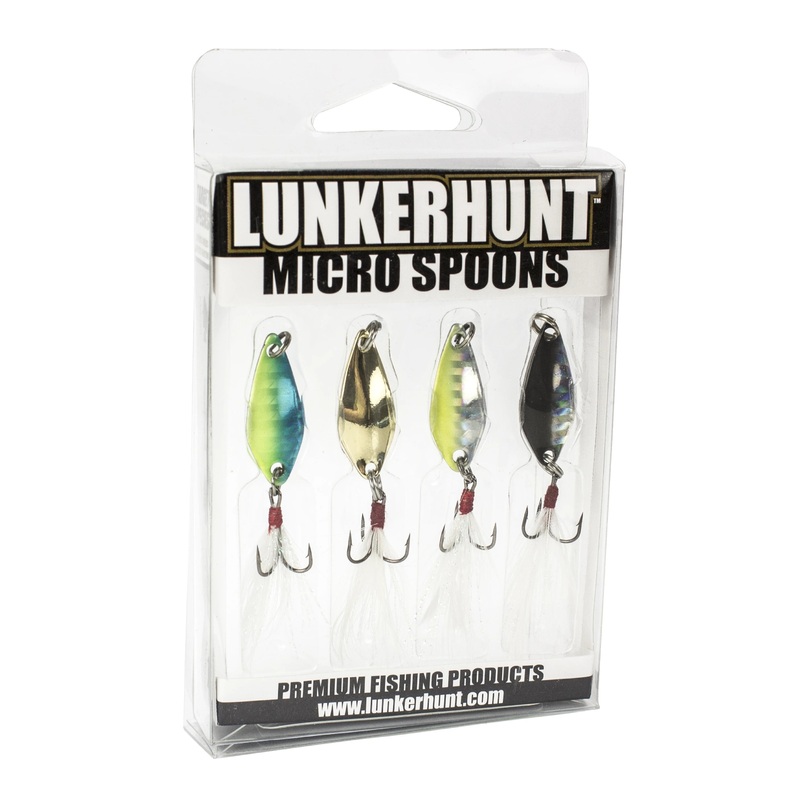 Lunkerhunt Micro Spoon 4-Piece Multi Pack