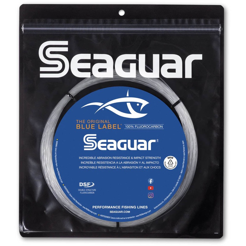 Seaguar Blue Label Fluorocarbon Big Game Leader Coil 30 Yards