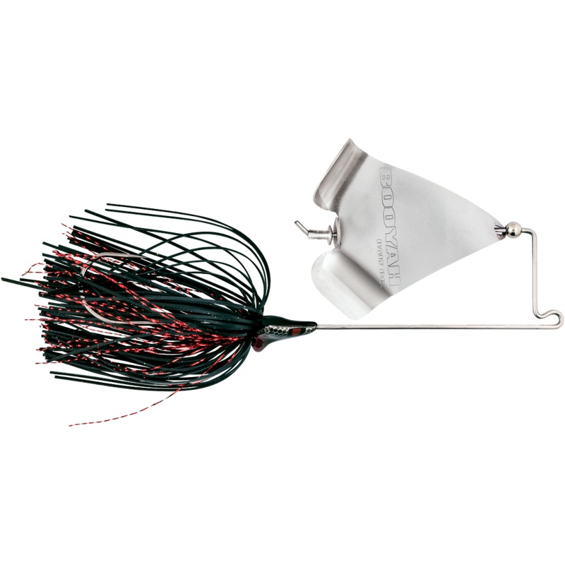 Booyah Squelcher Buzzbait|Black|River Killer|Silver White|Tinfoil|White Chartreuse|3/8 oz|1/2 oz