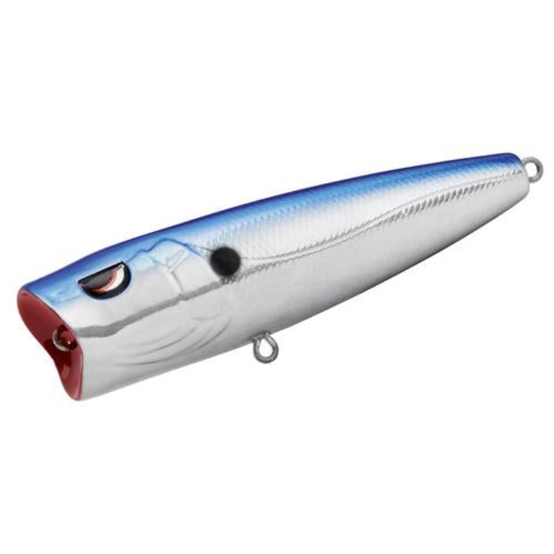 SPRO E Pop 80 Topwater Popper|Black Silver|Black Skeleton|Bone|Chartreuse Silver|Chrome|Chrome Blue|Clear Gill|Homemade Shad|Nasty Shad|Natural Herring|Old Fire Tiger|Pumpkinseed