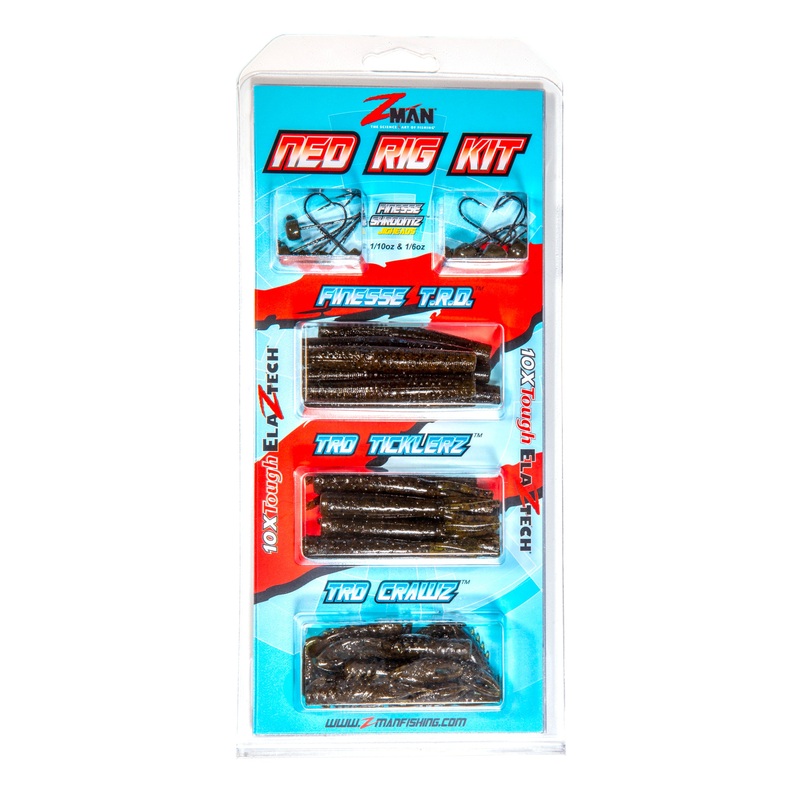 Z-Man 32-Piece Ned Rig Kit|Green Pumpkin