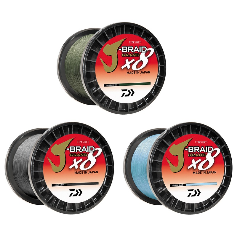 Daiwa J-Braid Grand x8 Braided Line 3,000 Yard Bulk Spools