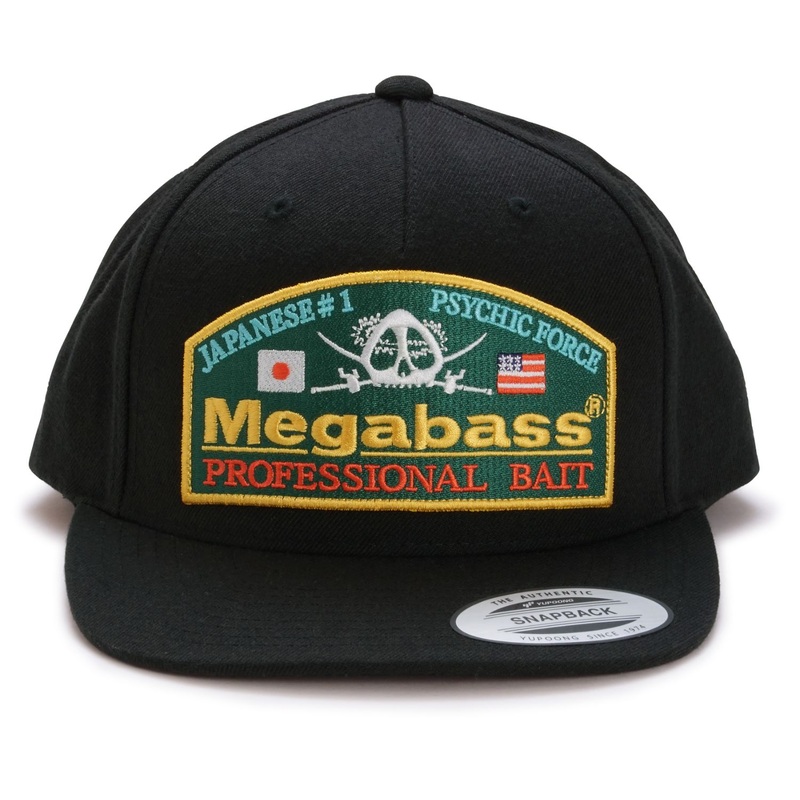 Megabass Psychic Snapback Hat|Black/Green