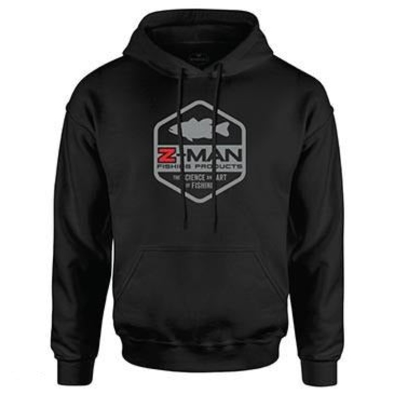 Z-Man Bass Logo HoodieZ|Navy|Small|Medium|Large|XL|2XL|3XL