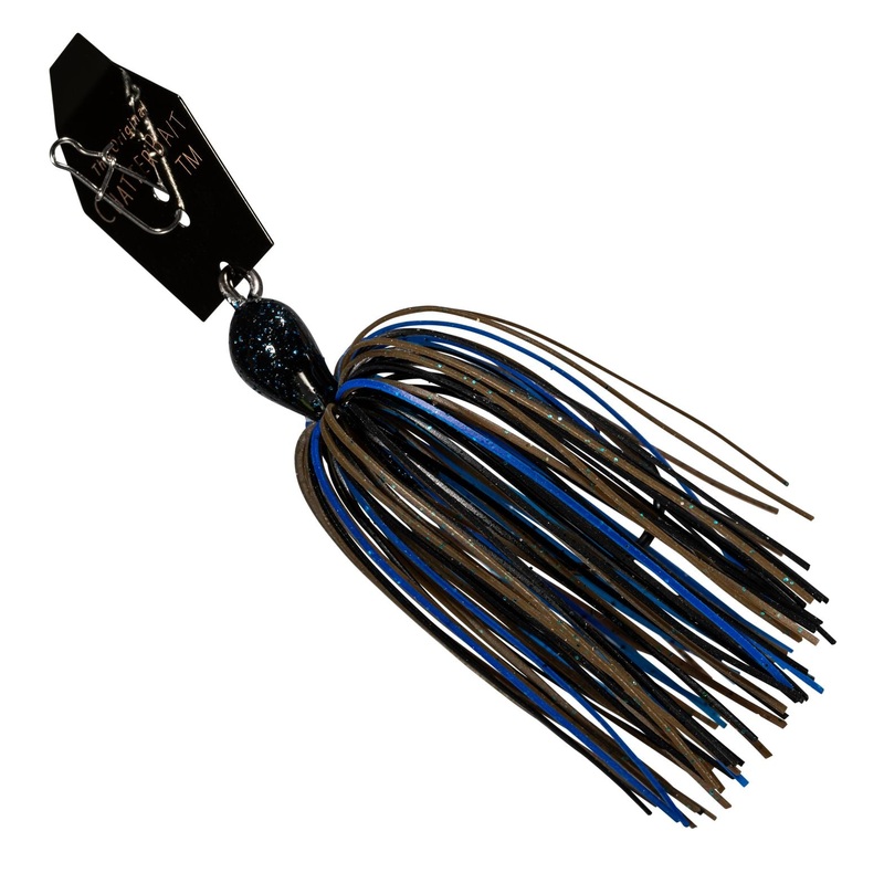 Z-Man Big Blade ChatterBait|Black/Blue Candy|Bluegill|Chartreuse/White|Chartreuse/White/Orange|Fire Craw|Green Pumpkin Candy|Hot Craw|Shad|White|1/2 oz|5/8 oz|3/4 oz