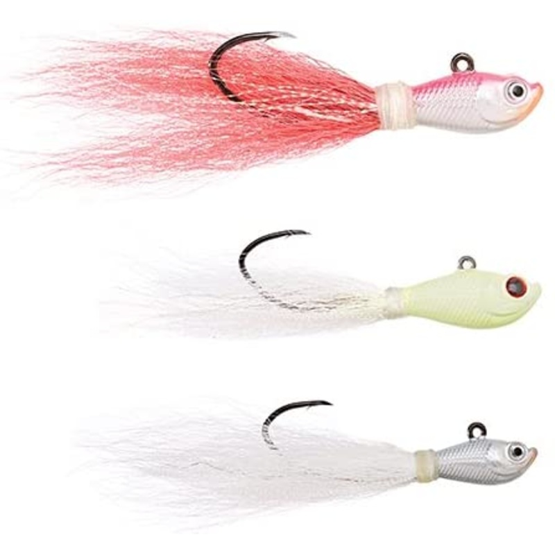 Eagle Claw Trokar Pro-V Bucktail Hair Jig Assortment Pack