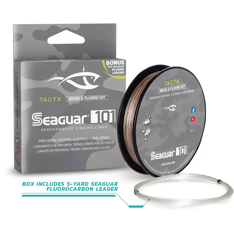 Seaguar TactX Camo Braid|10 pound|15 pound|20 pound|30 pound|40 pound|50 pound|65 pound|80 pound|150 yards|300 yards
