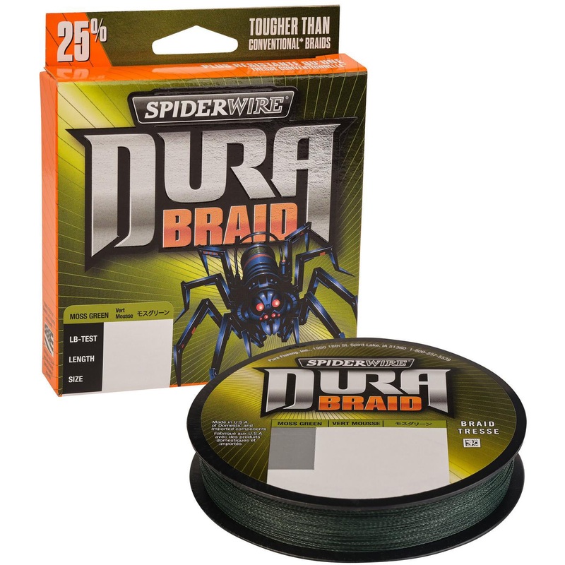 Spiderwire DuraBraid Braided Line – Moss Green