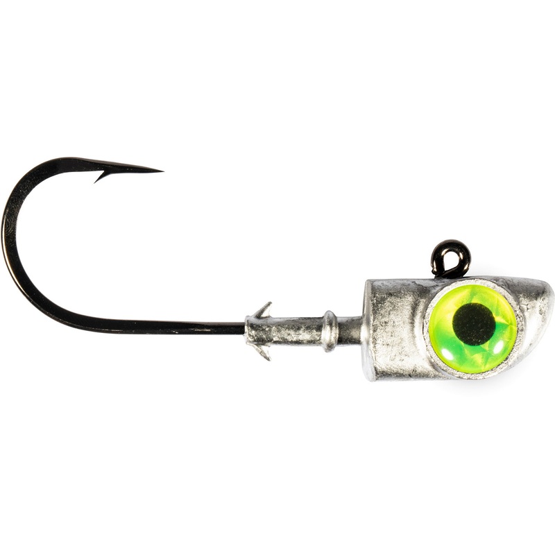 Z-Man DieZel Eye Jig Heads|Chartreuse|Glow|Red|6/0 – 3/8 oz|6/0 – 1/2 oz|6/0 – 3/4 oz|6/0 – 1 oz|8/0 – 3/4 oz|8/0 – 1 oz|8/0 – 2 oz|8/0 – 3 oz