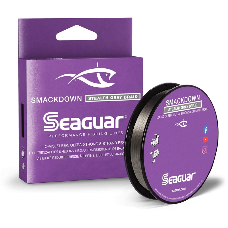 Seaguar Smackdown Braid 300 Yards Stealth Gray