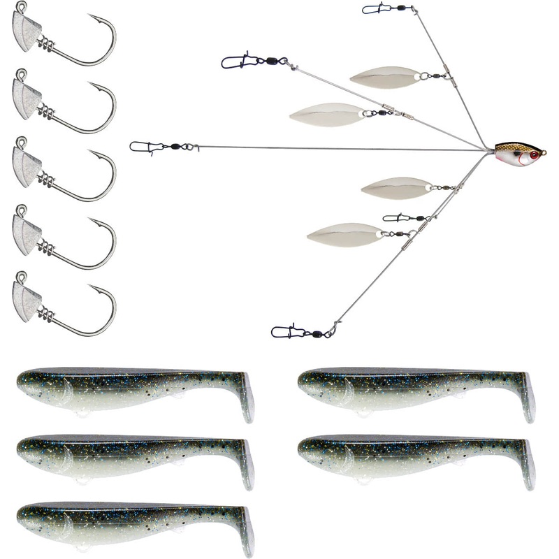 YUM Scottsboro Kit YUMbrella Flash Mob Jr. 3.5 inch Swimbait Kit