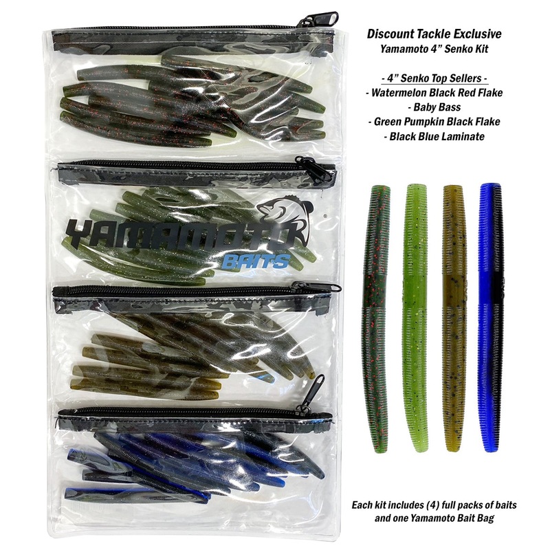 Gary Yamamoto Senko Kits – 40 Total Baits with Bag