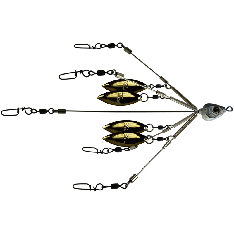 Picasso Bait Ball Finesse|Shad – Gold Blade|Shad – Nickel Blade With Eye|5″