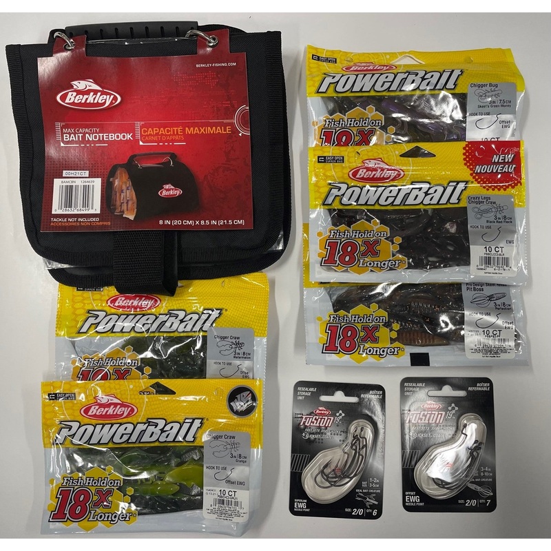 Berkley PowerBait Creatures ‘n’ Craws 3 inch Essentials Kit