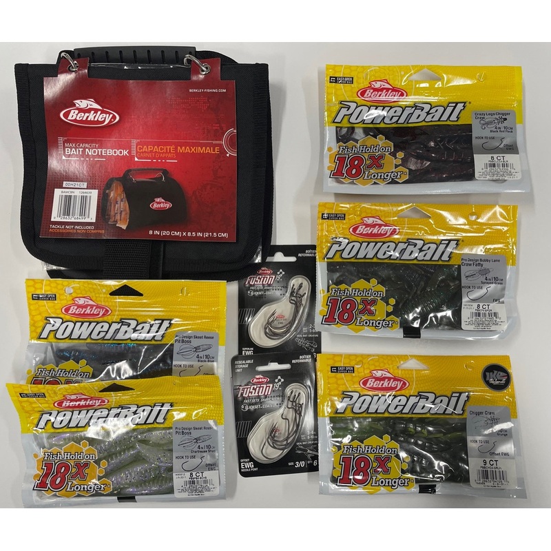 Berkley PowerBait Creatures ‘n’ Craws 4 inch Essentials Kit
