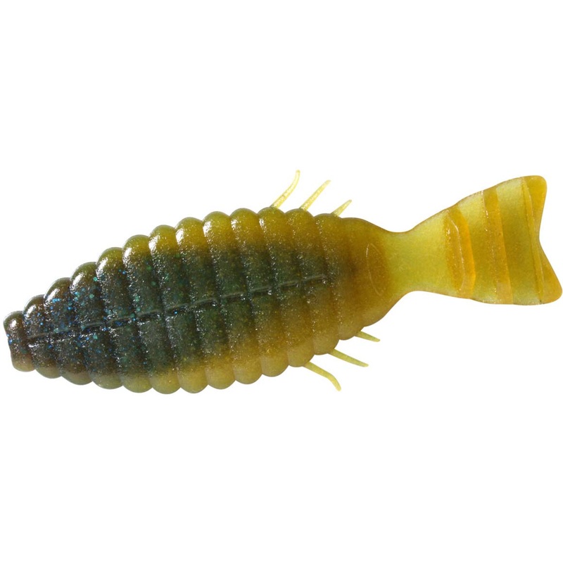 Deps Bull Flat Creature Bait|Black|Blue Gill|Blue Melon|Champagne Pepper/Neon Pearl|Cherry Grape|Flake|Green Pumpkin Chartreuse|Green Pumpkin Orange|Green Pumpkin Purple & Green Flake|Green Pumpkin|Scuppernong|3 inch|3.8 inch|4.8 inch