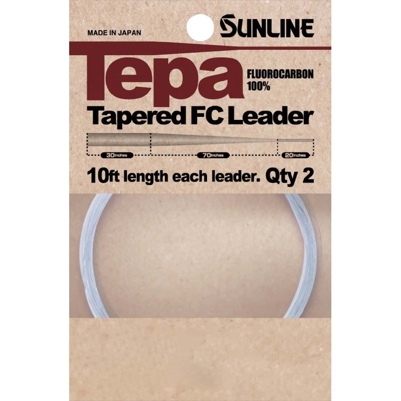 Sunline Tepa Tapered FC Leader 2 Pack