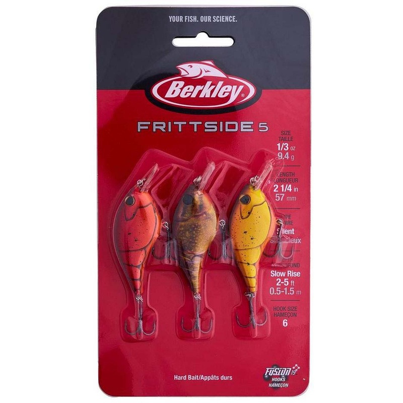 Berkley Frittside5 Kit 3 Pack|Craw Assortment|Shad Assortment|5 1/3 oz – 2.25in
