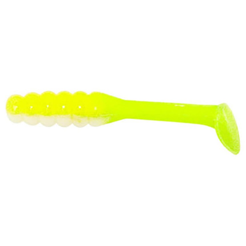 Mr. Crappie Slabalicious Soft Plastic Paddle Tail Grub – 15 pack