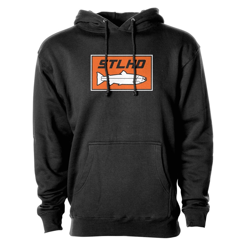 STLHD Men’s Standard Logo Black Premium Hoodie