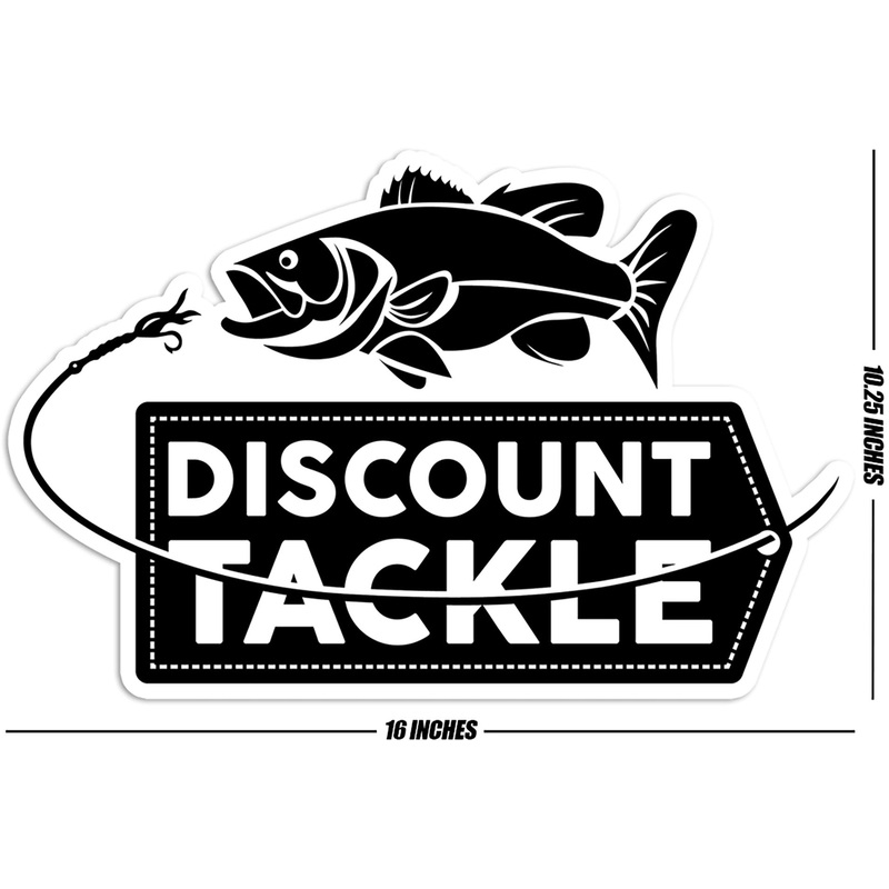 Discount Tackle Carpet Decal|Discount Tackle Carpet Decal – Medium