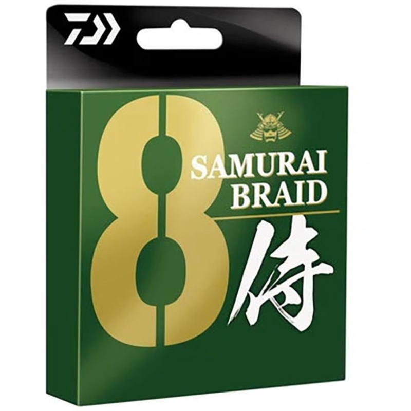 Daiwa Samurai 8 Braid Dark Green Braided Line – 330 YD Spool