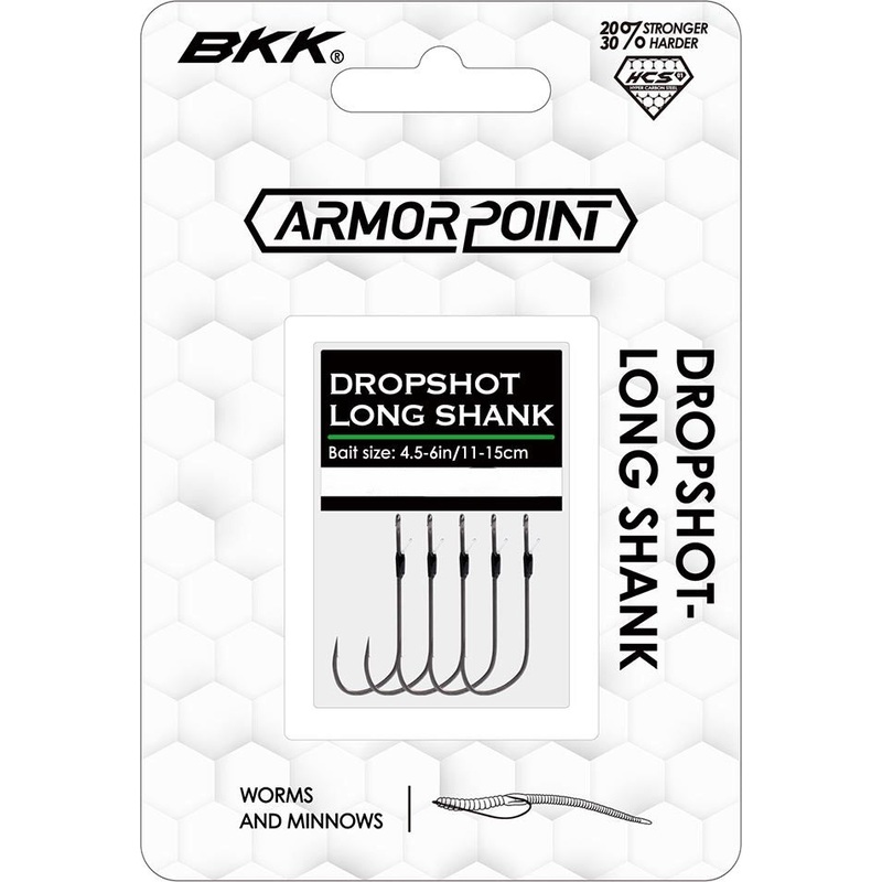 BKK Armor-Point Long Shank Dropshot Hooks