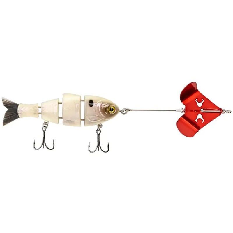 Bucca Buzzing Baby Bull Shad Jointed Swimbait/Buzzbait Combo – 3.75 Inch