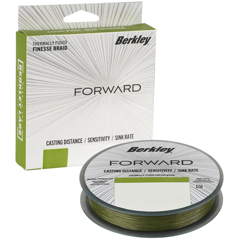 Berkley Forward Finesse Low-Vis Green Braid – 150 Yard Spool