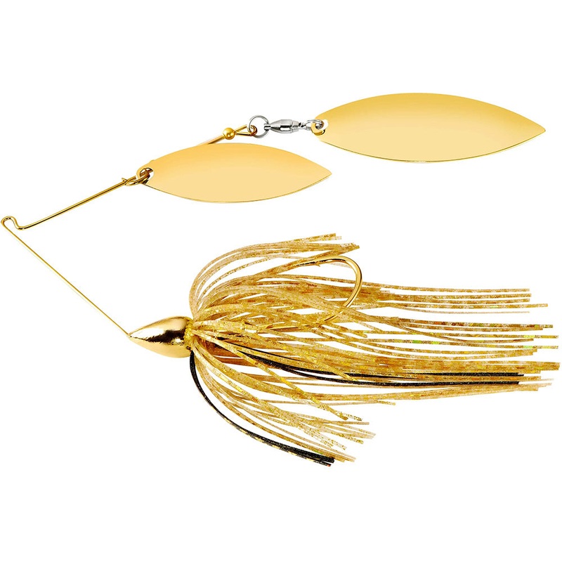 war-eagle-double-willow-gold-frame-spinnerbait-3-8-oz_1 War Eagle Double Willow Gold Frame Spinnerbait – 3/8 oz