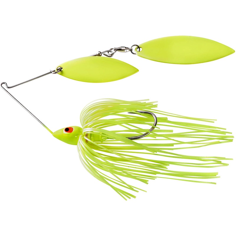 War Eagle Painted Head Nickel Frame Double Willow Spinnerbait – 3/8 oz