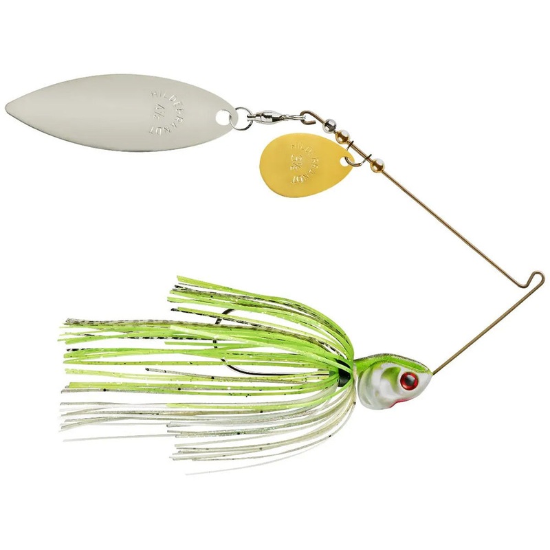 Booyah Covert Series Tandem Colorado Willow Spinnerbait – 3/8 oz