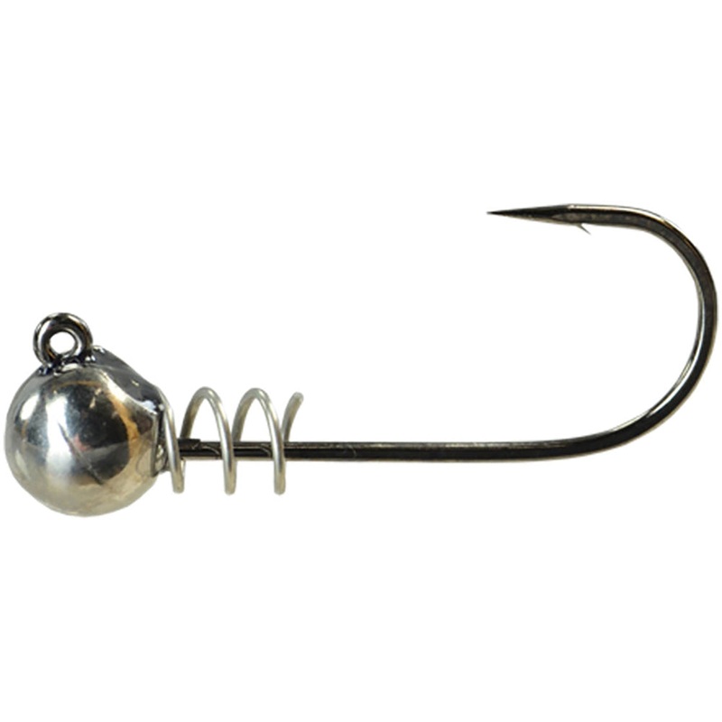 Picasso Lures Tungsten Spring Lock Ball Jighead – 2 Pack