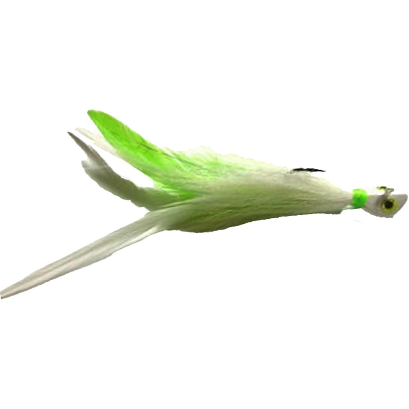 Gambler JTK Hair Jig|Chartreuse White|Shad|White|3/8 oz|1/2 oz|5/8 oz|3/4 oz