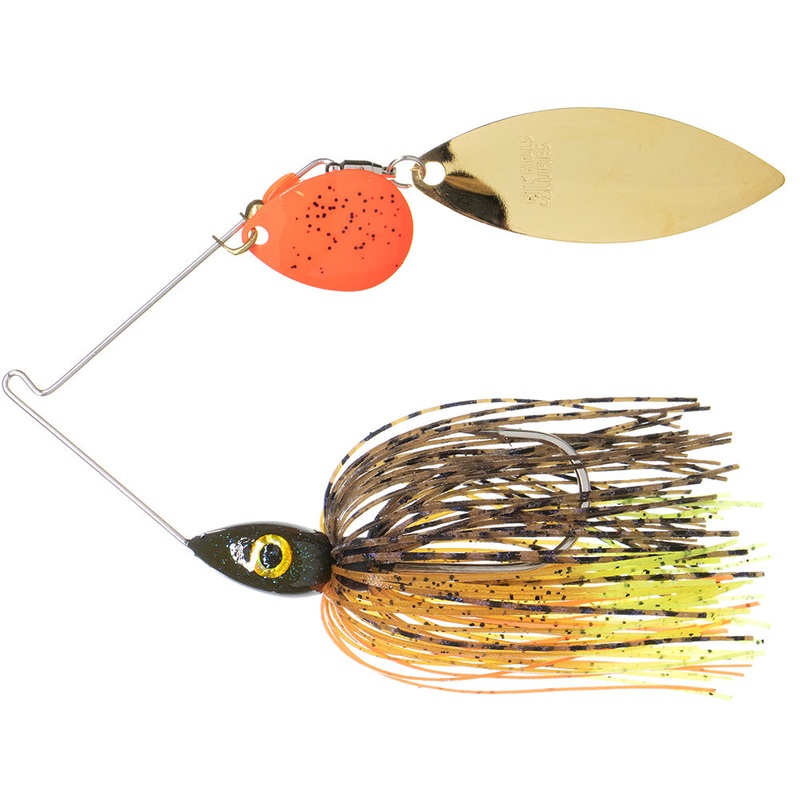 Nichols Lures Pulsator Kicker Series Tandem Willow Spinnerbaits – 3/8 oz