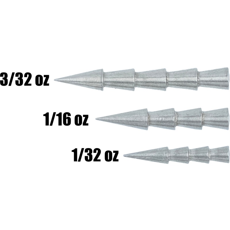 Departure Outdoors Tungsten Nail Weights – 5 Pack