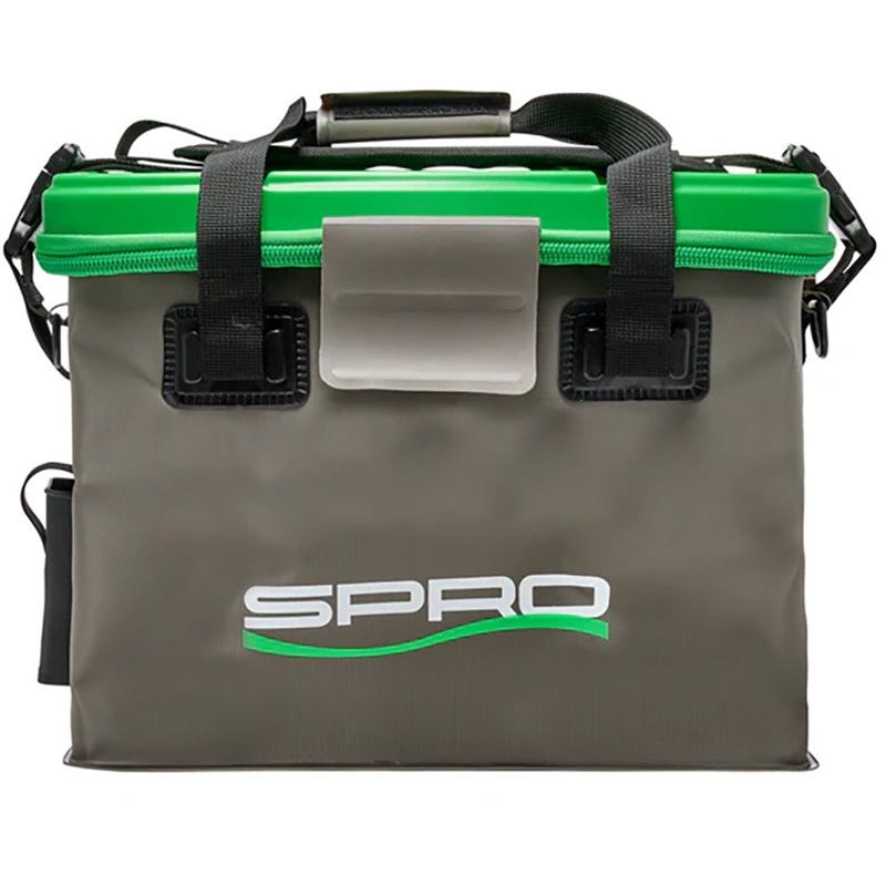 SPRO Waterproof Soft Tackle Box – Grey & Green