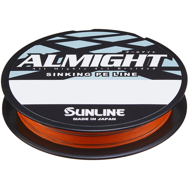 Sunline Almight HSG Orange Braided Line Standard Spools – 165 Yards