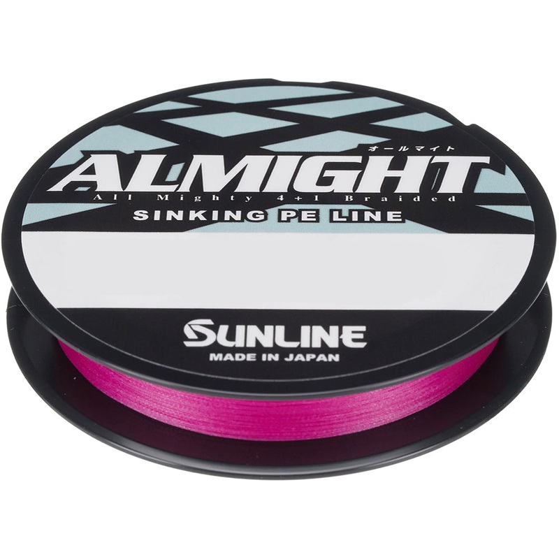 Sunline Almight HSG Pink Braided Line Standard Spools – 165 Yards