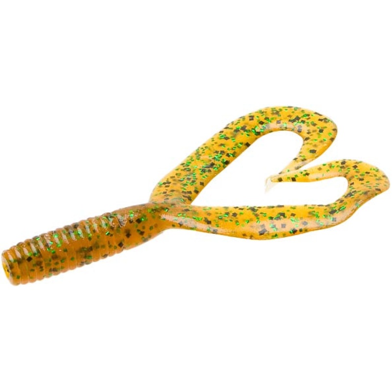 Zoom Creepy Crawler Twin Tail Grub Jig Trailer – 3 Inch