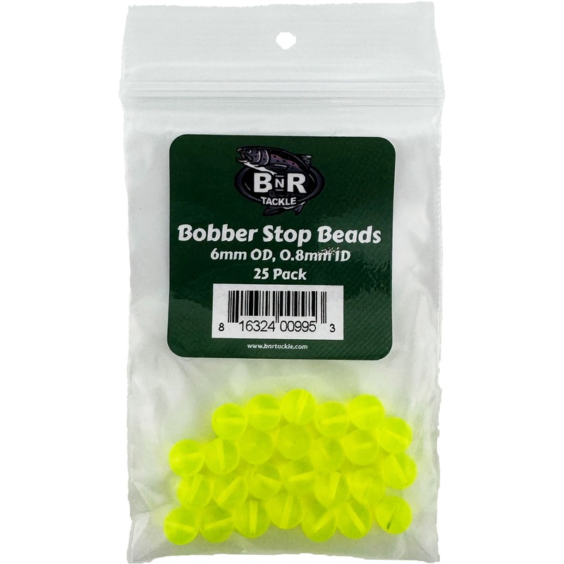 BnR Tackle Bobber Stop Beads – 25 Pack