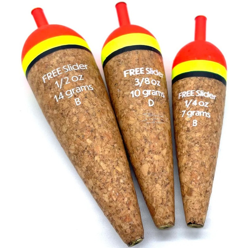 BnR Tackle Free Slider Cork Floats