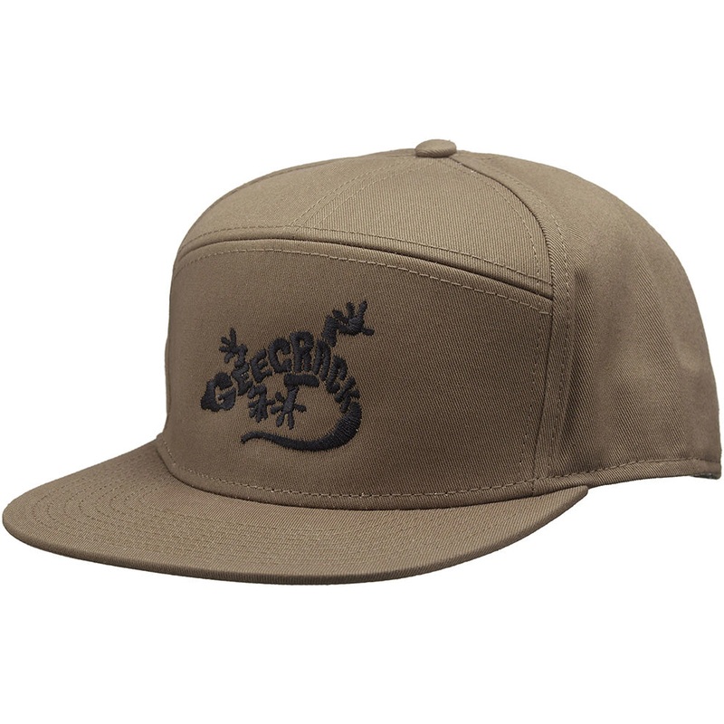 Geecrack Lizard Logo Otto Hat|Coyote Brown|Texas Orange