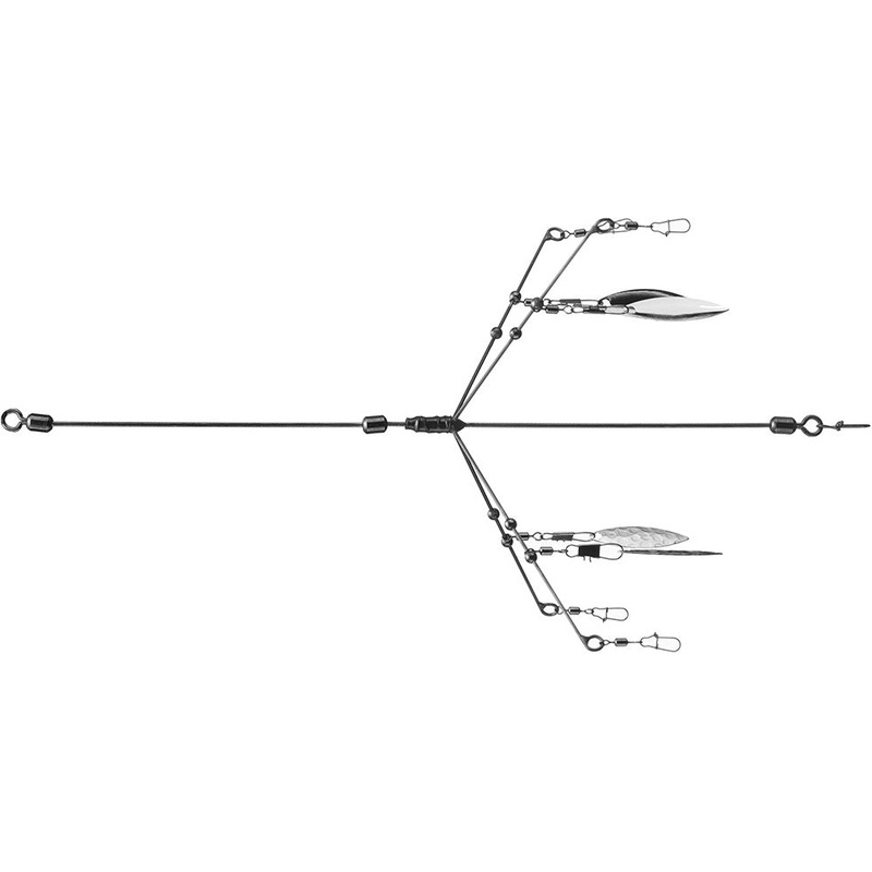 Geecrack Stealth A-Rig|Silver|5 Blade (8 Inch Mainwire)|7 Blade (10 Inch Mainwire)
