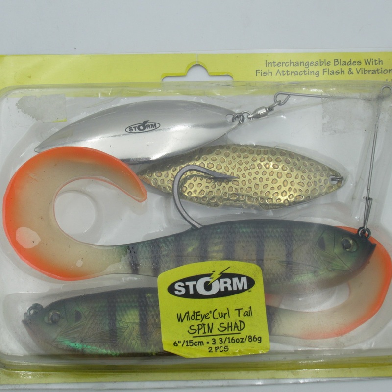 SPIN SHAD 6 (Wild Eye Curl Tail) [Brand New]