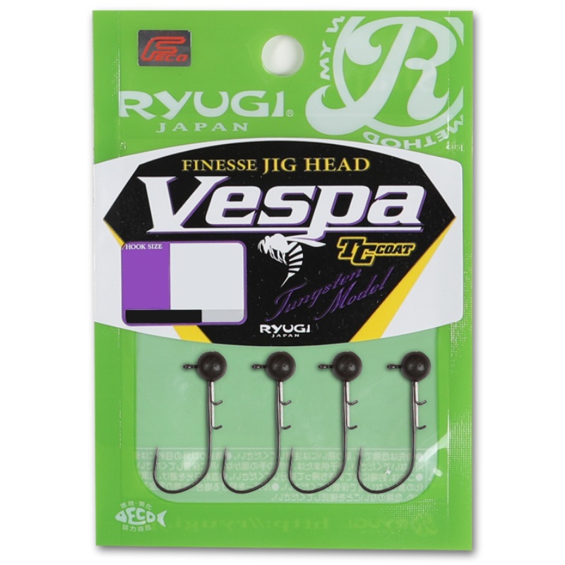 VESPA [Brand New]||3 – 0.6g (1/48oz)||3 – 0.9g (1/32oz)||3 – 1.3g (3/64oz)||3 – 1.8g (1/16oz)||3 – 2.7g (3/32oz)||2 – 0.9g (1/32oz)