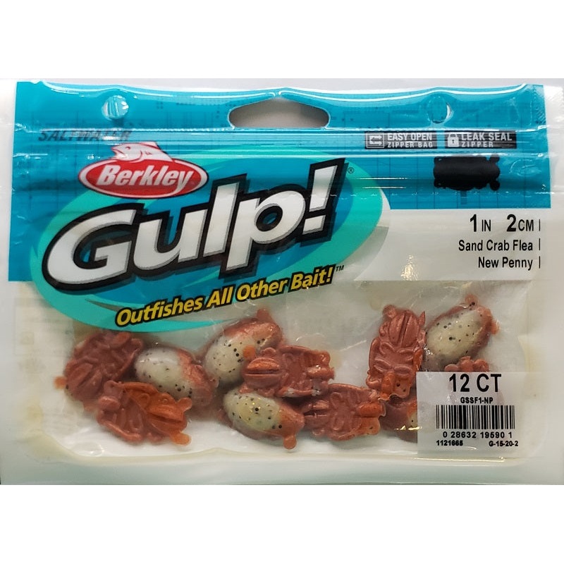 Berkley Gulp! Sand Crab Flea New Penny 1