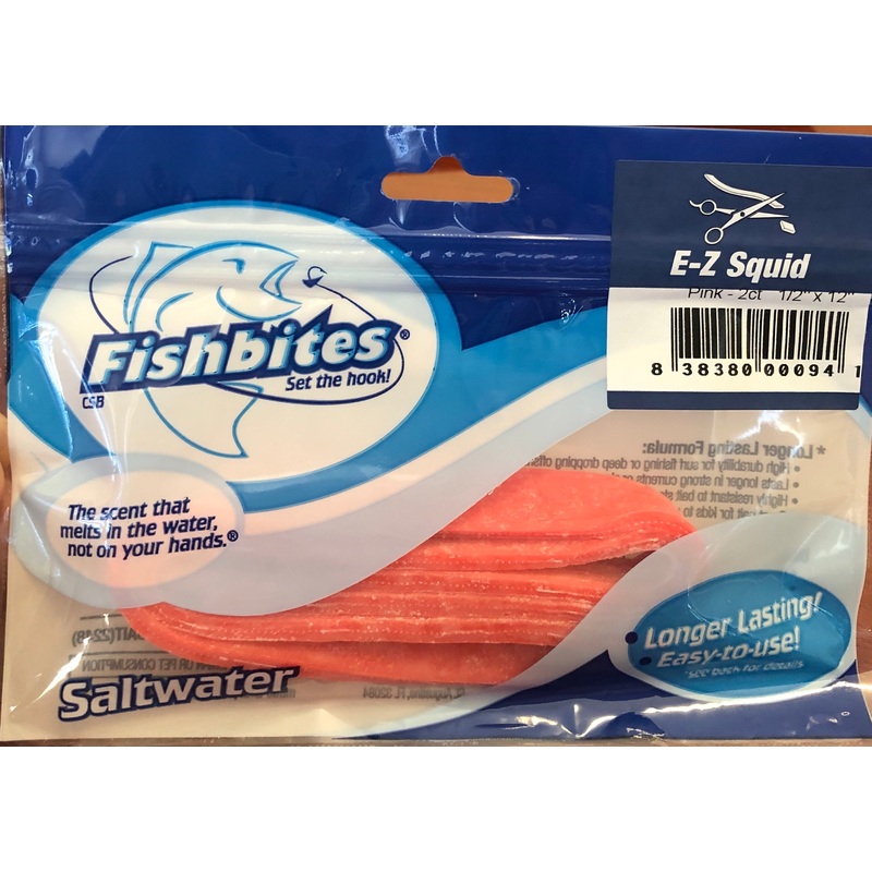Fishbites E-Z Squid Pink|Pink